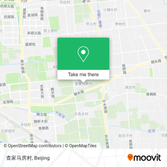查家马房村 map