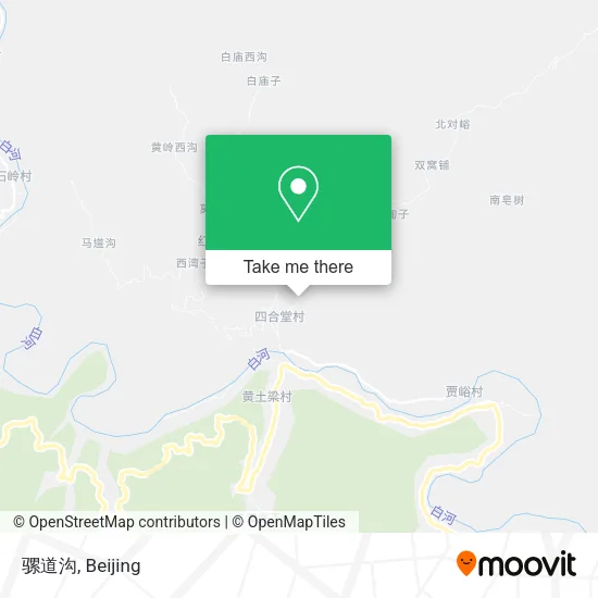 骡道沟 map