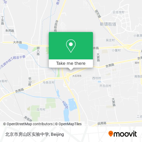 北京市房山区实验中学 map