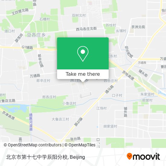 北京市第十七中学辰阳分校 map