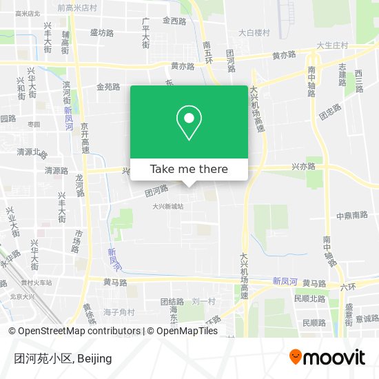 团河苑小区 map