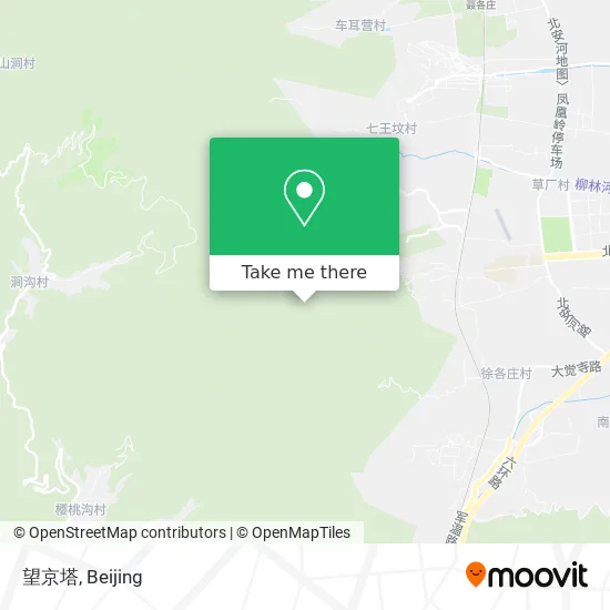 望京塔 map