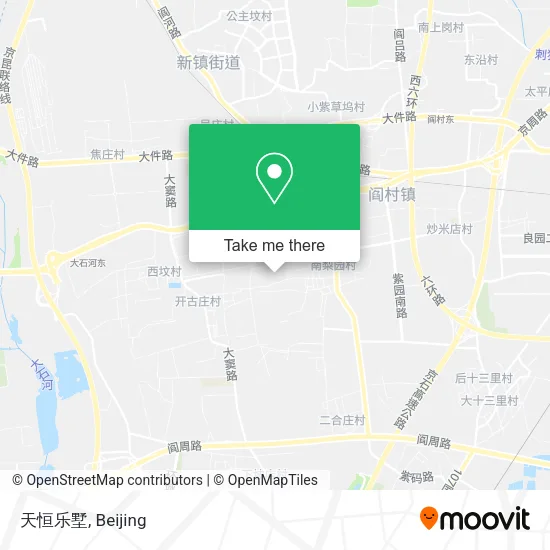 天恒乐墅 map