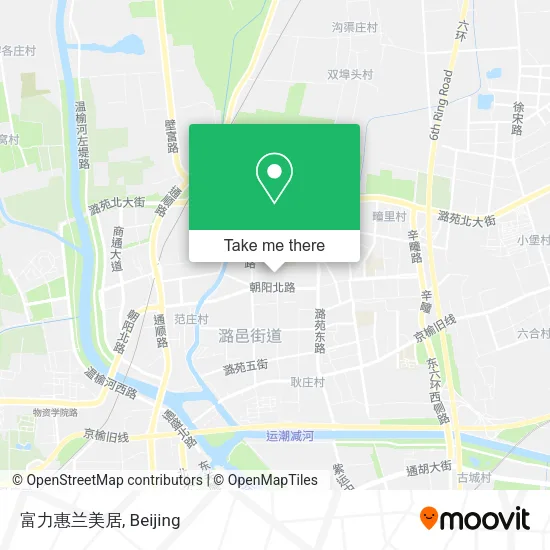 富力惠兰美居 map