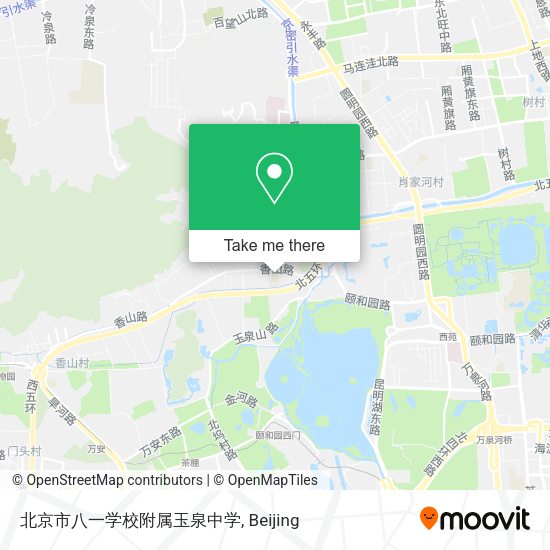 北京市八一学校附属玉泉中学 map