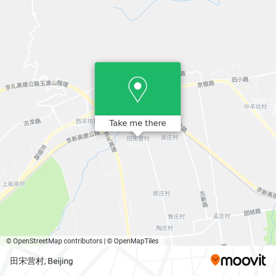 田宋营村 map
