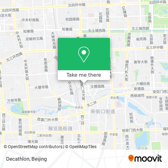 Decathlon map