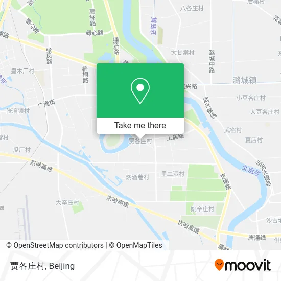 贾各庄村 map