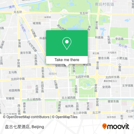 盘古七星酒店 map