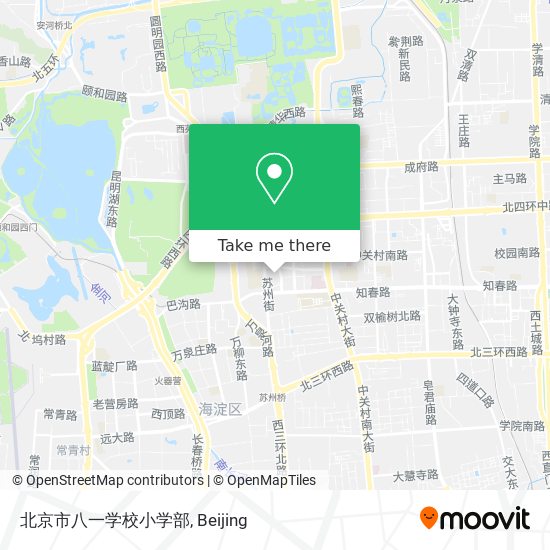 北京市八一学校小学部 map