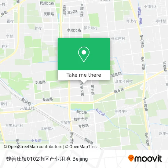 魏善庄镇0102街区产业用地 map