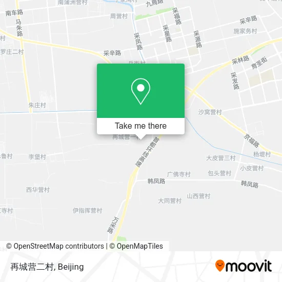 再城营二村 map