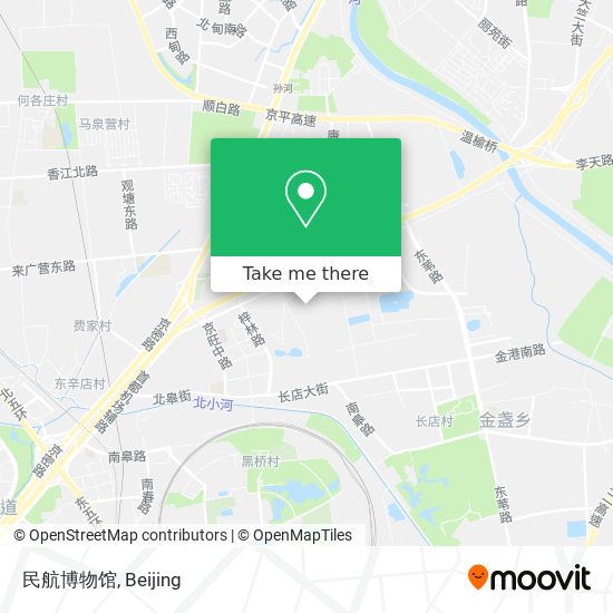 民航博物馆 map