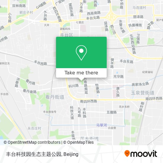 丰台科技园生态主题公园 map