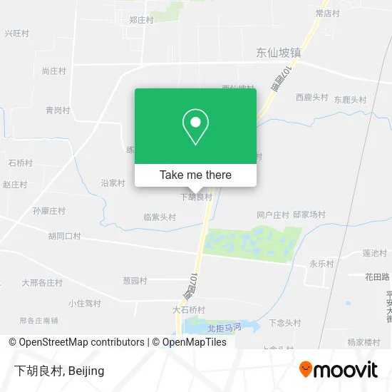 下胡良村 map