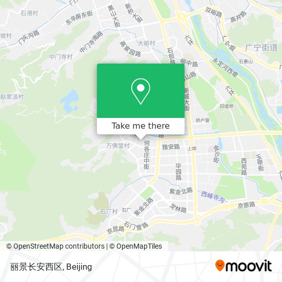 丽景长安西区 map