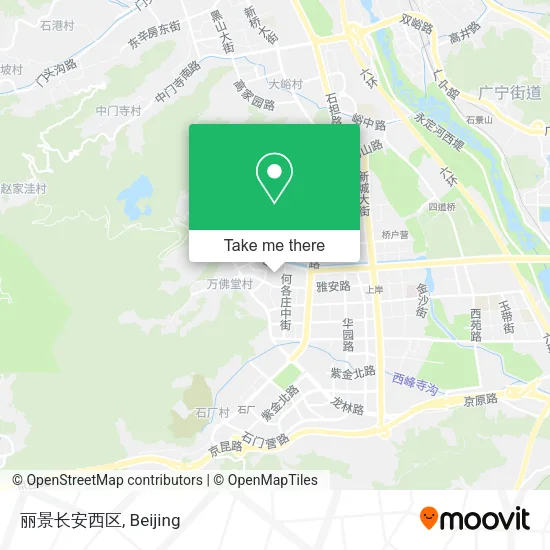 丽景长安西区 map