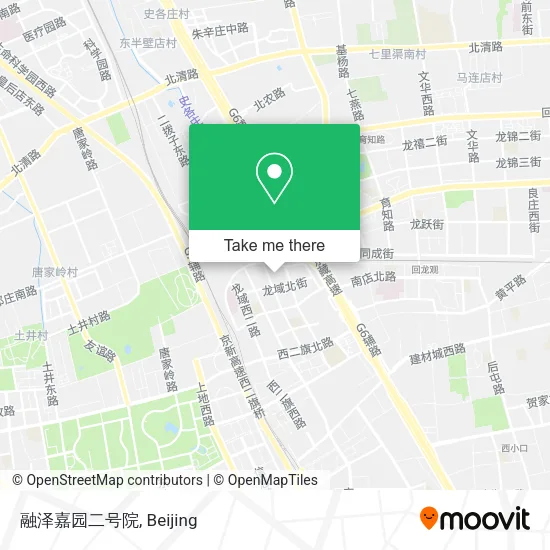 融泽嘉园二号院 map