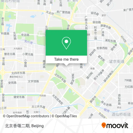 北京香颂二期 map