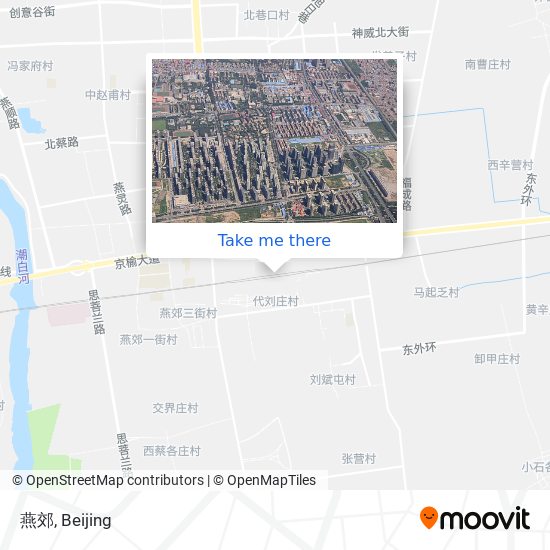 燕郊 map