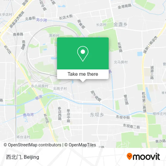 西北门 map