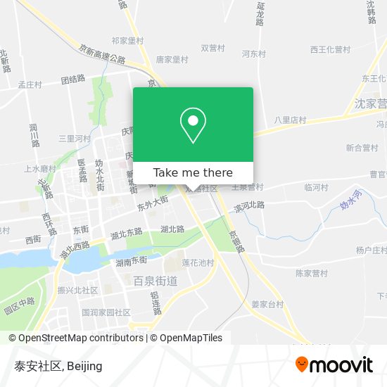 泰安社区 map