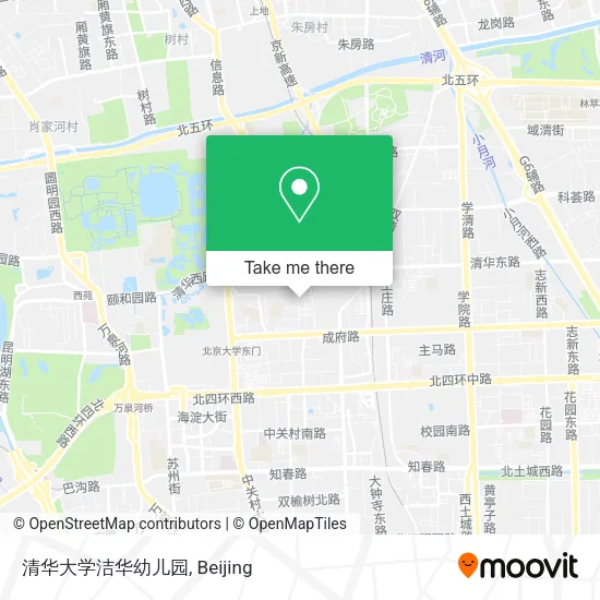 清华大学洁华幼儿园 map