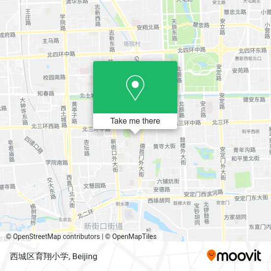 西城区育翔小学 map