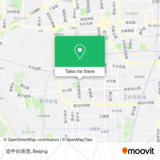 造甲街南里 map
