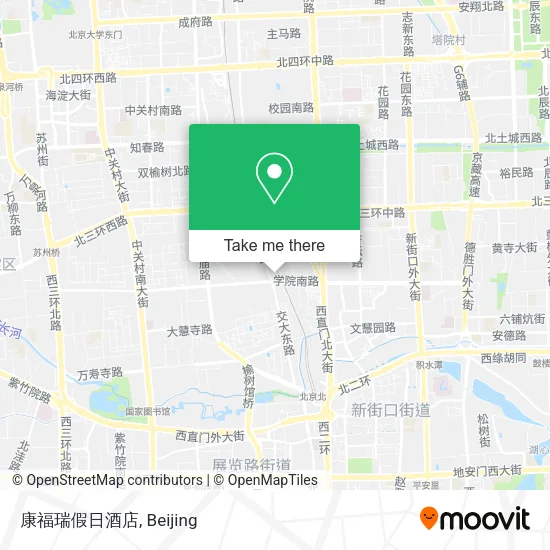康福瑞假日酒店 map