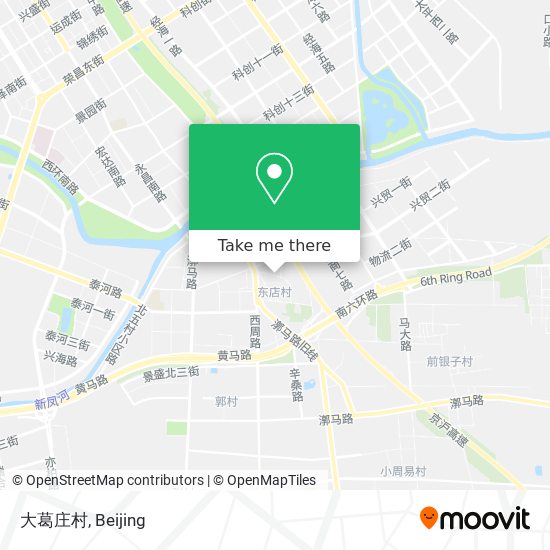 大葛庄村 map