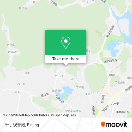 千手观音殿 map