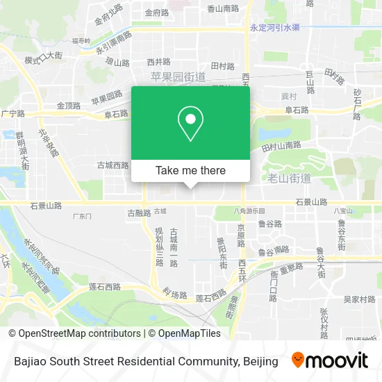Bajiao South Street Residential Community map