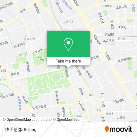 快手总部 map