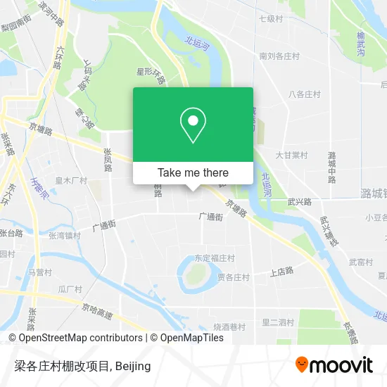梁各庄村棚改项目 map