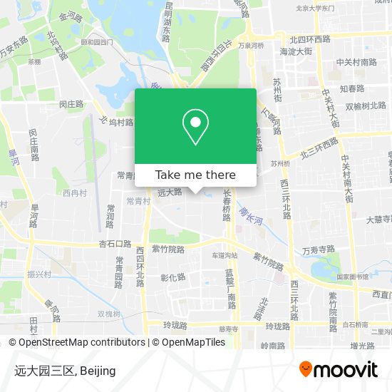 远大园三区 map