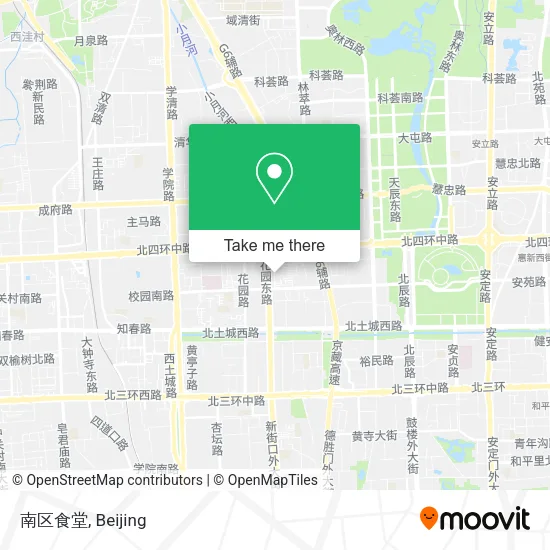 南区食堂 map