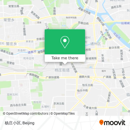 杨庄小区 map