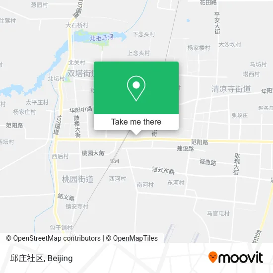 邱庄社区 map