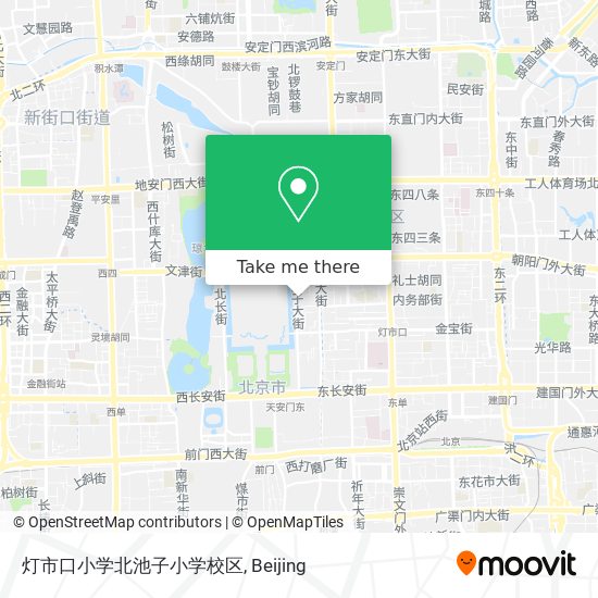 灯市口小学北池子小学校区 map