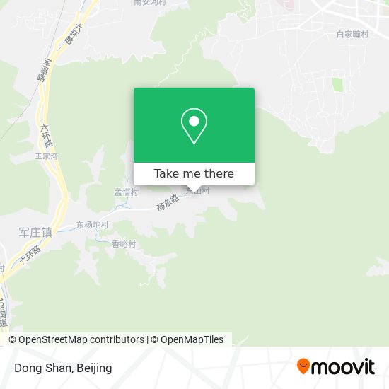 Dong Shan map