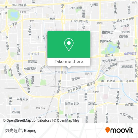 烛光超市 map