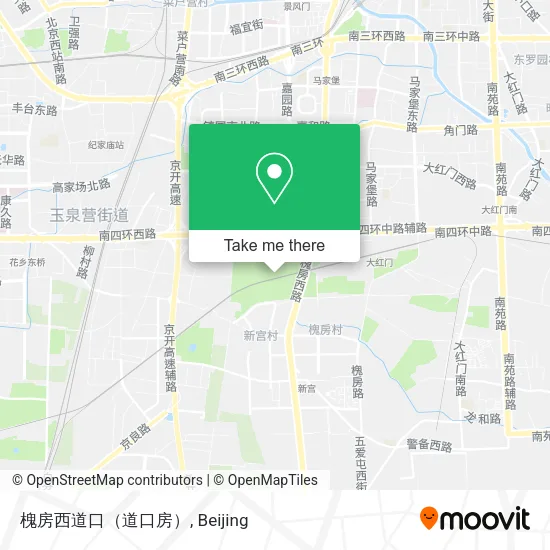 槐房西道口（道口房） map