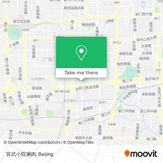 宣武小院涮肉 map
