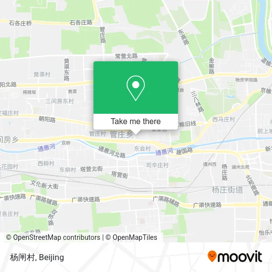 杨闸村 map
