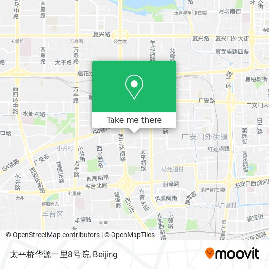 太平桥华源一里8号院 map