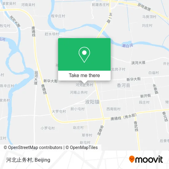 河北止务村 map