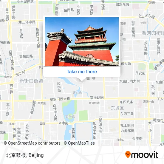 北京鼓楼 map
