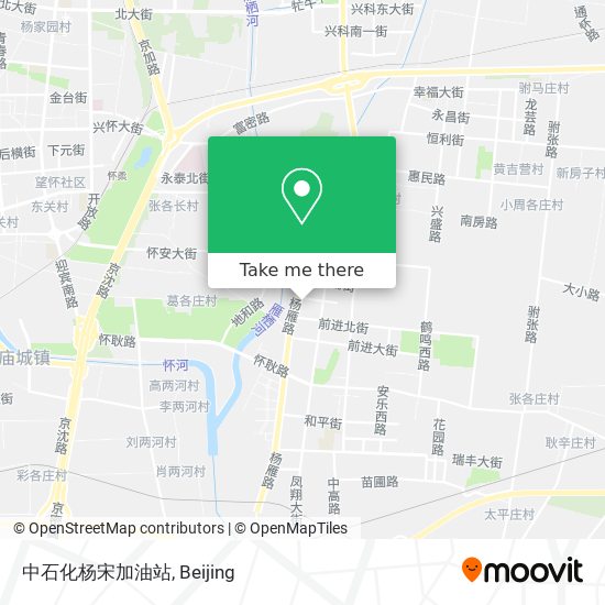 中石化杨宋加油站 map