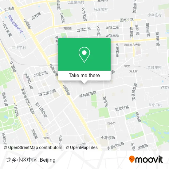 龙乡小区中区 map